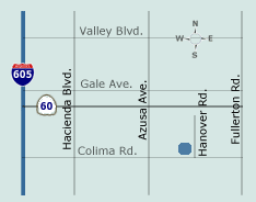 Pacific Medical Imaging and Oncology Center Location Map in City of Industry